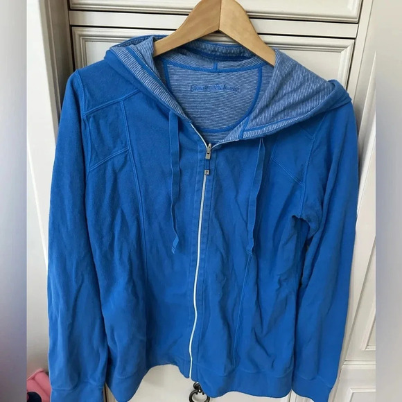 Tommy Bahama extra soft Lighthouse Seamed Hooded Sweatshirt - Size‎ Medium 10/12 - Picture 2 of 4